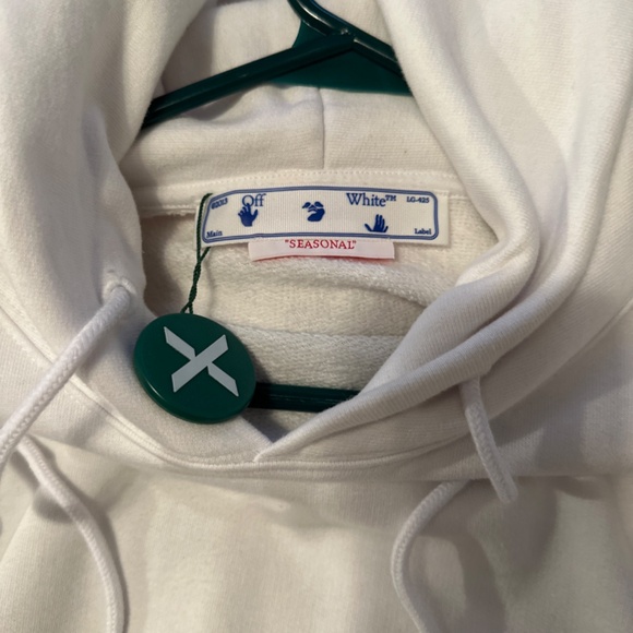 Weed off white hoodie size M - Picture 4 of 4